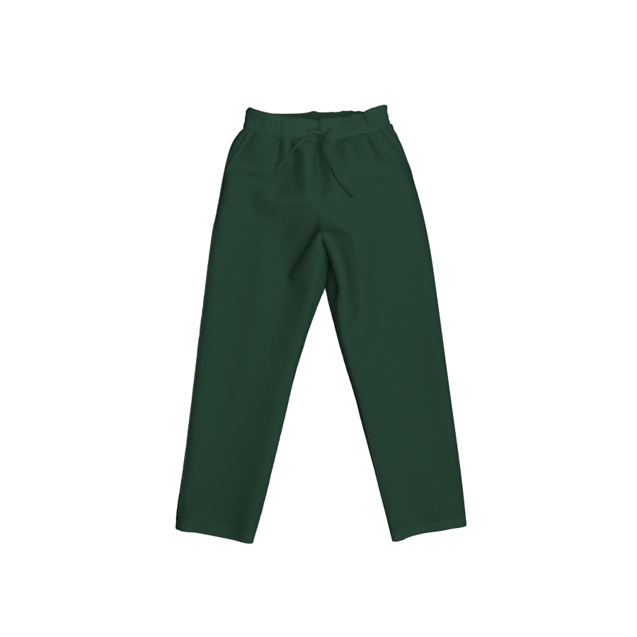 GREEN FLEECE SWEATPANT